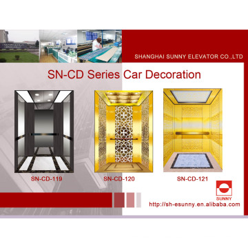 Elevator Cab with Black Golden Mirror (SN-CD-119)